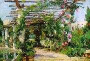 Colin Campbell Cooper Summer Verandah Spain oil painting reproduction
